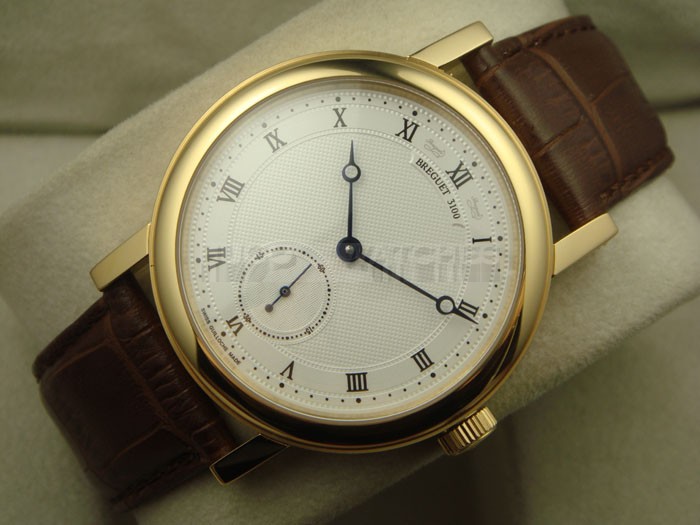 Breguet Classique Swiss 2824 Automatic White Dial Gold