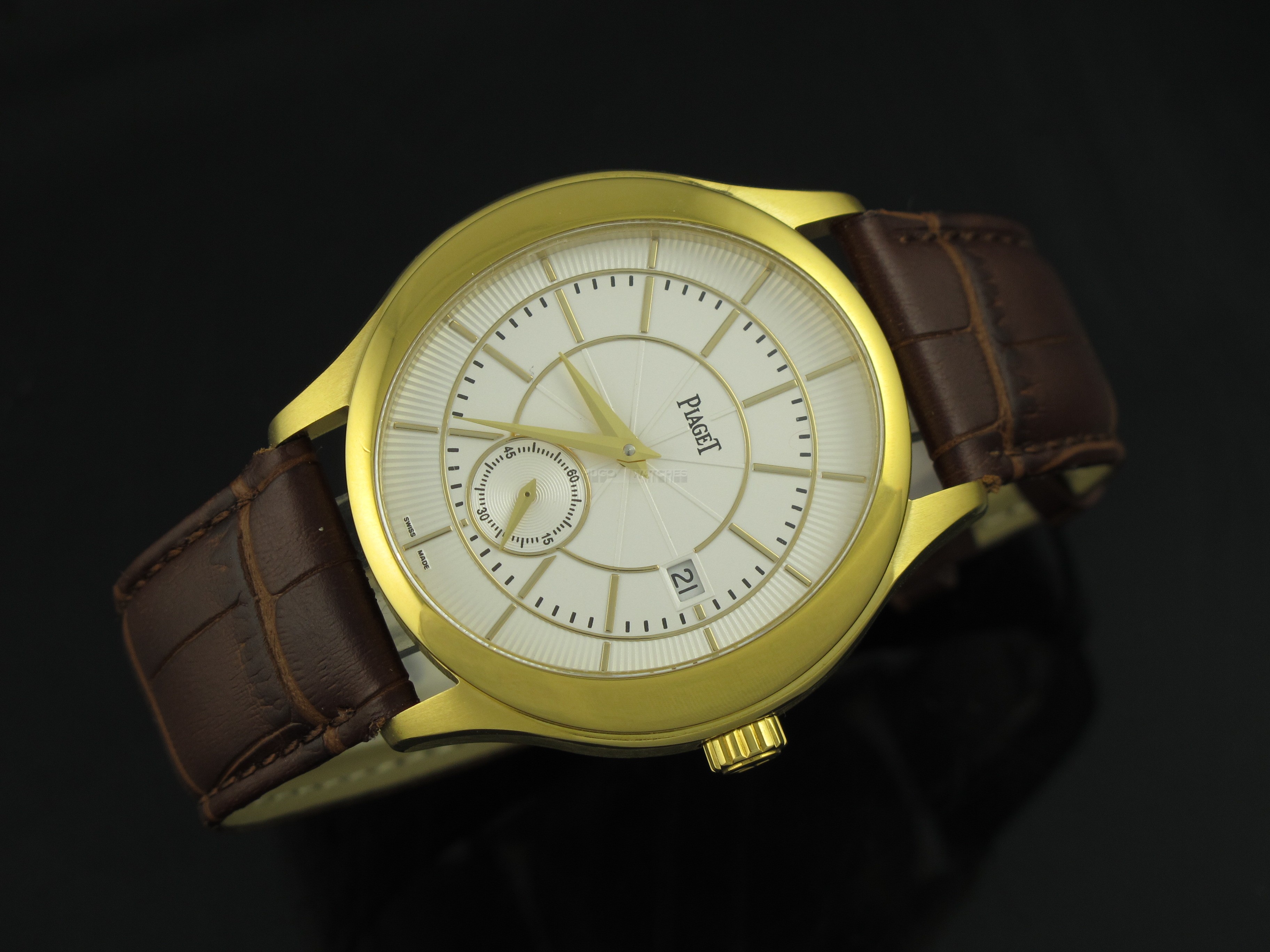 Piaget Antiplano Swiss 2824 Automatic White Dial Gold